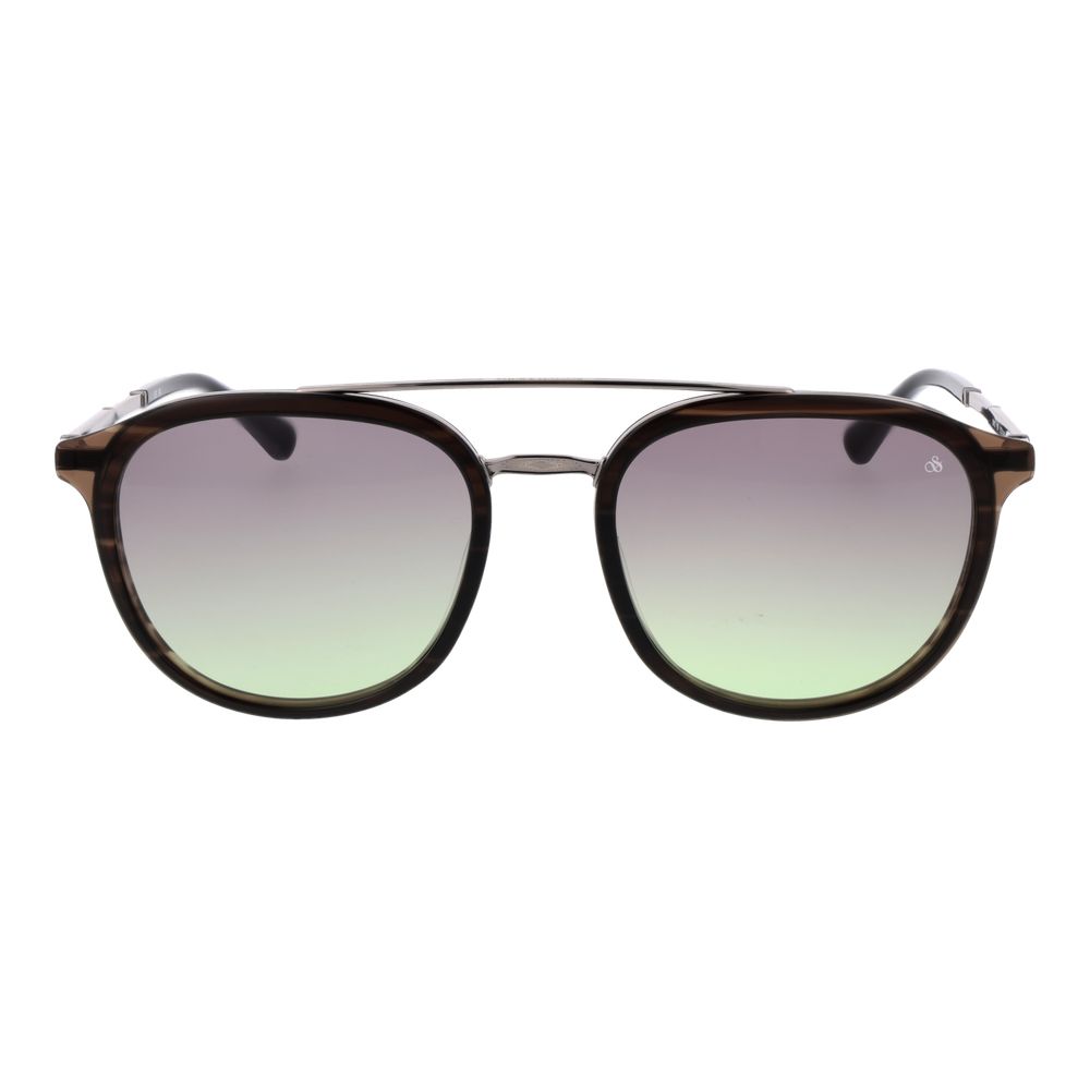Scotch & Soda Bruine Acetaat Zonnebril