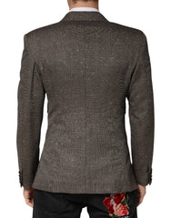 Dolce & Gabbana Grijs Dubbelrijig 2-Knops Jasje Blazer