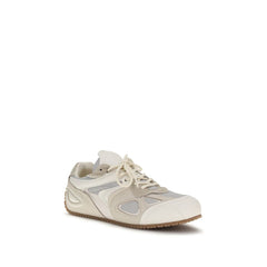 Axel Arigato Beige Kalbsleder Bos Taurus Low-Top-Sneaker