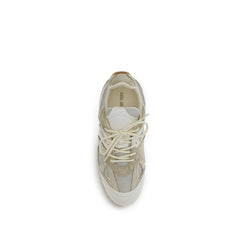 Axel Arigato Beige Kalbsleder Bos Taurus Low-Top-Sneaker
