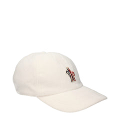 Moncler Witte Polyester Pet (Baseballpet)