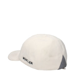 Moncler Witte Polyester Pet (Baseballpet)