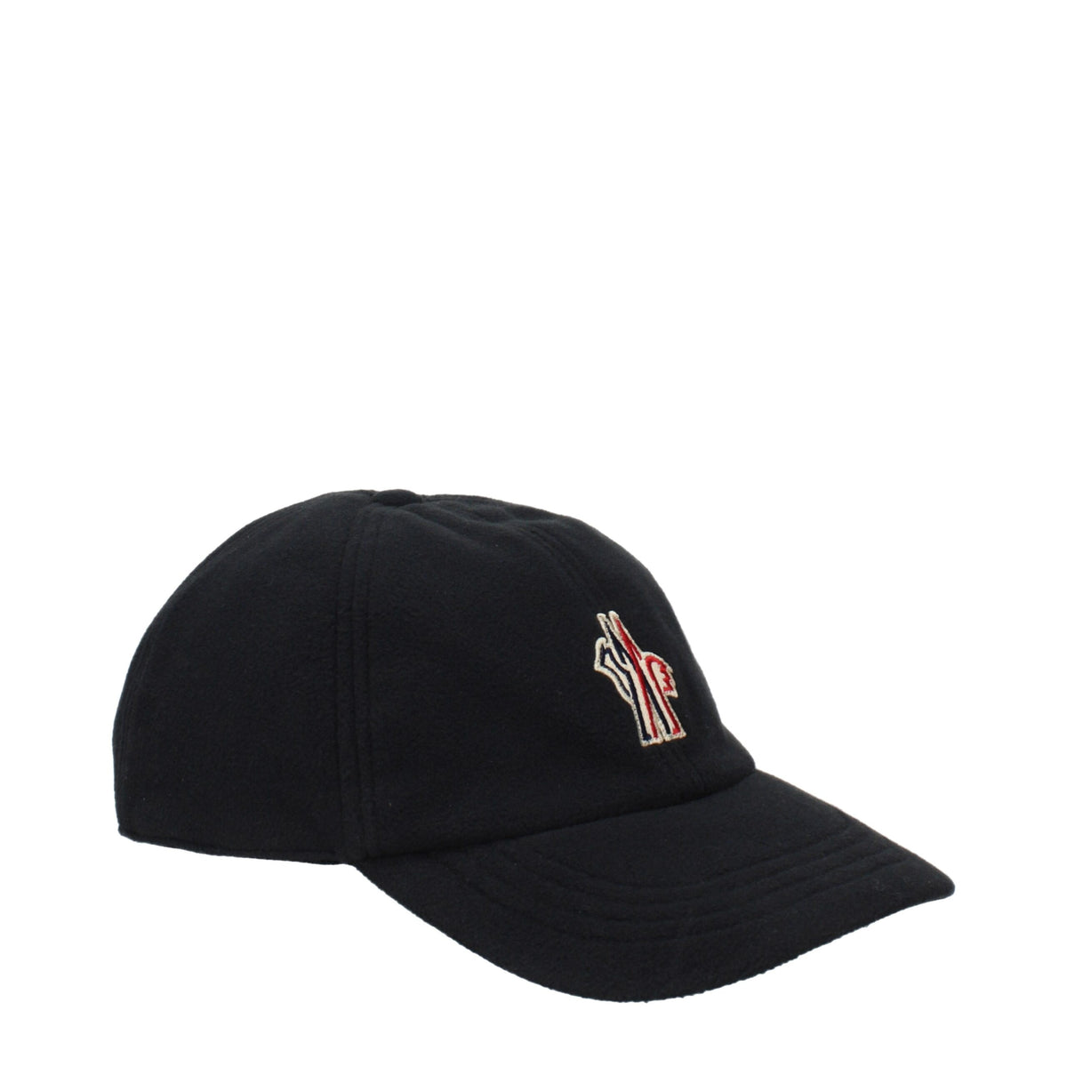 Moncler zwarte polyester pet (baseballpet)