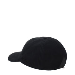 Moncler zwarte polyester pet (baseballpet)