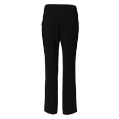 Aspesi schwarze Chino-Hose mit hohem Bund und Reißverschluss