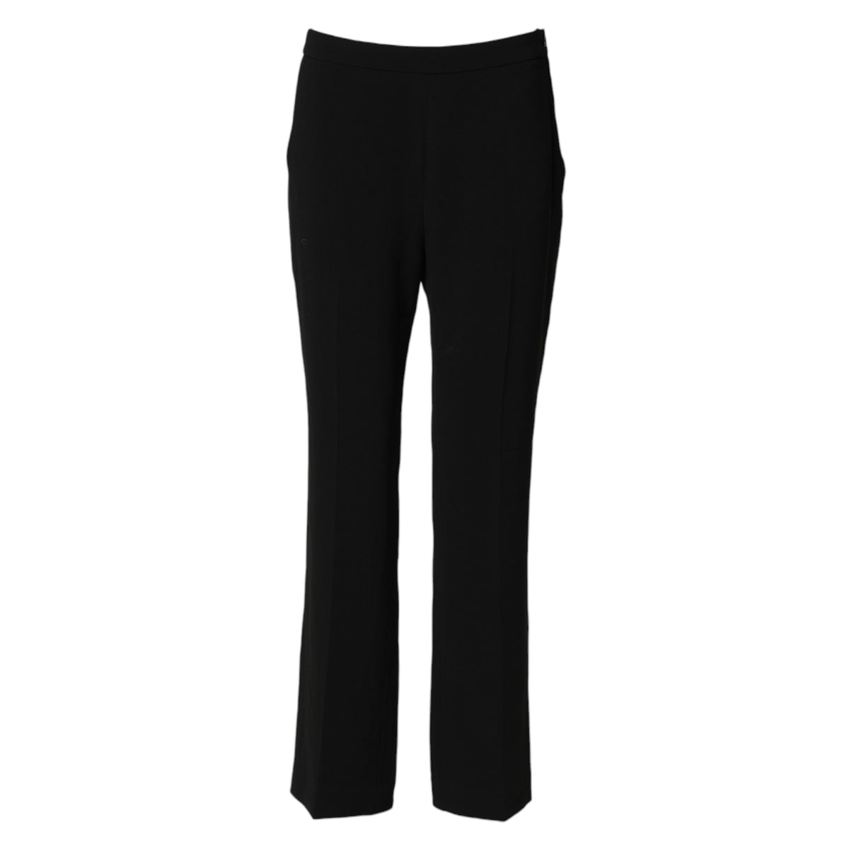 Aspesi schwarze Chino-Hose mit hohem Bund und Reißverschluss