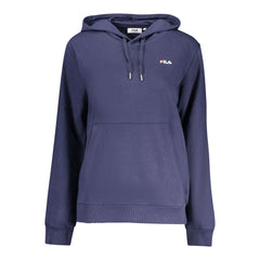 Fila Blue Organic Cotton Womens Hoodie