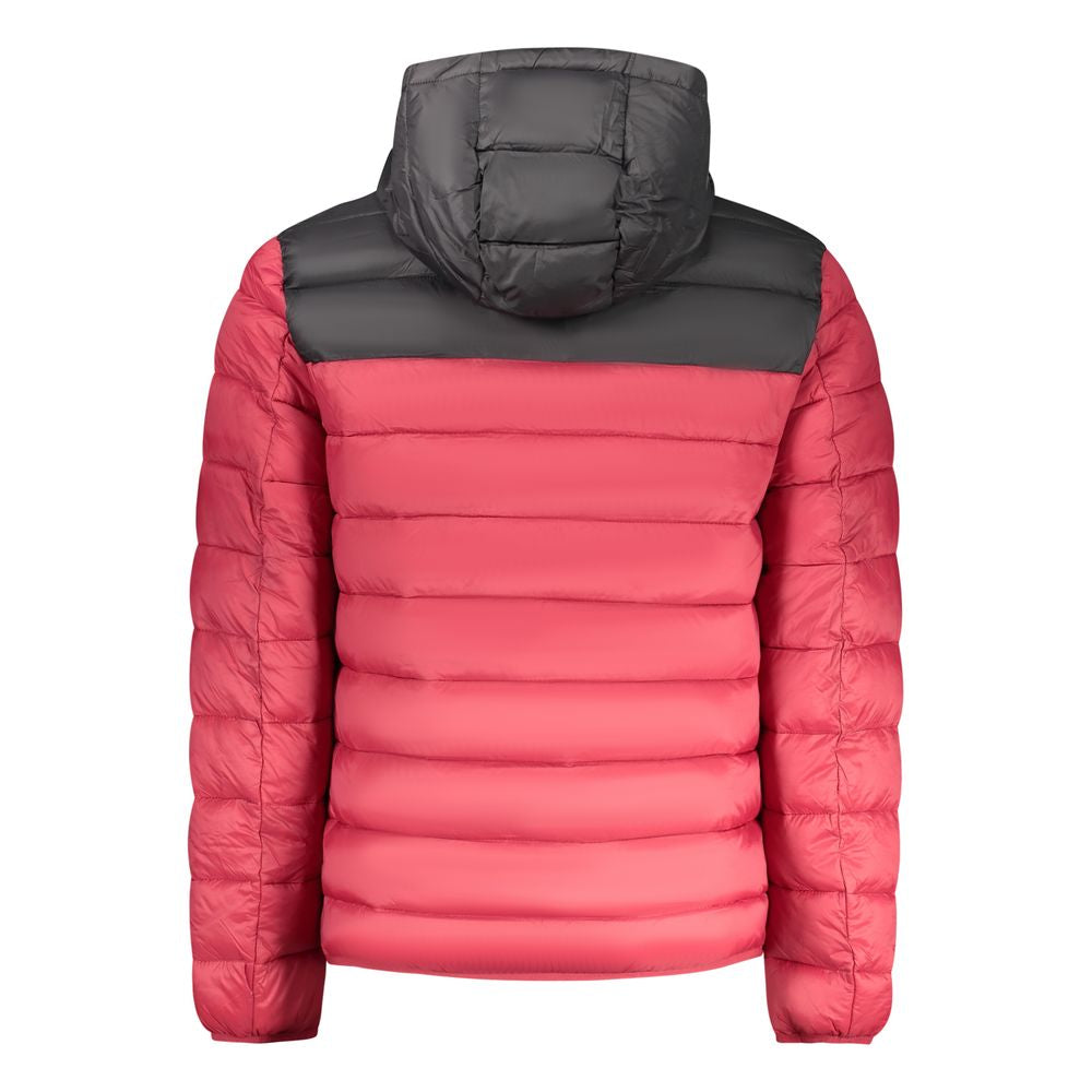 Norwegen 1963 Rote Polyamid Herrenjacke