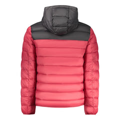 Norwegen 1963 Rote Polyamid Herrenjacke