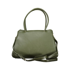 Mario Valentino Verde Polyurethan Damenhandtasche