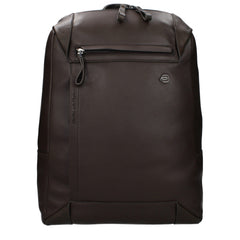 Piquadro Brown Leather Backpack