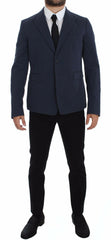 Dolce & Gabbana Blauw Katoen Stretch Casual Blazer