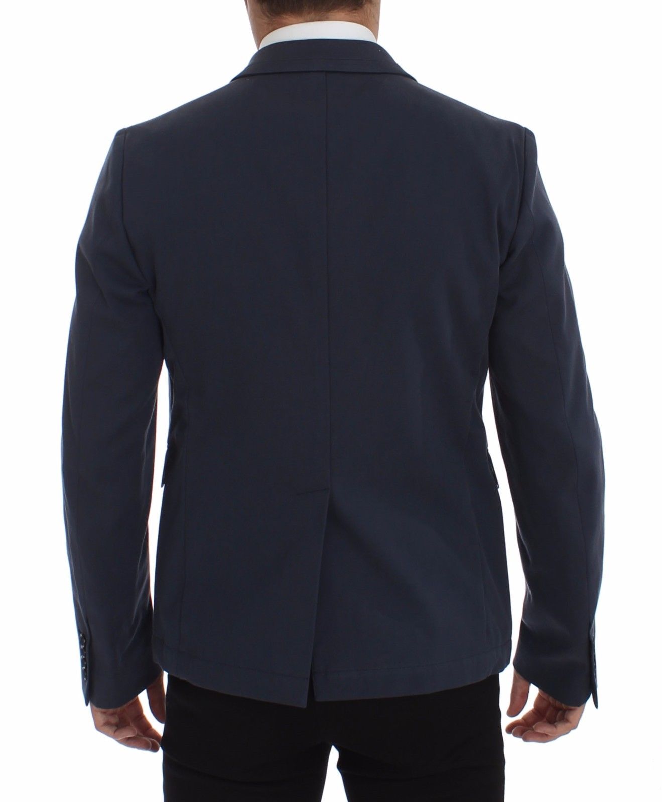 Dolce & Gabbana Blauw Katoen Stretch Casual Blazer