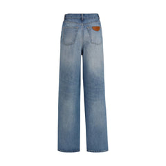 Chloé Jeans aus blauem Baumwoll-Denim