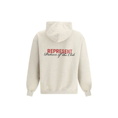 Stellen Sie beiges Baumwoll-Sweatshirt dar