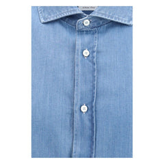 Brunello Cucinelli Blauw Denim Overhemd