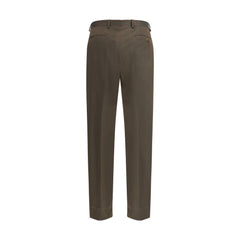 Brioni Bicolor Freizeithose aus Fleece-Wolle