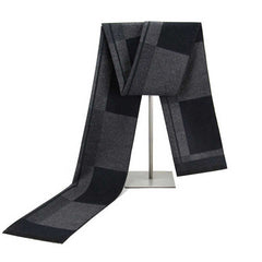 Fashion Quality Scarves Man Autumn Winter Thick Warm Cashmere Scarf Business Long Wraps Boy Classic Shawl