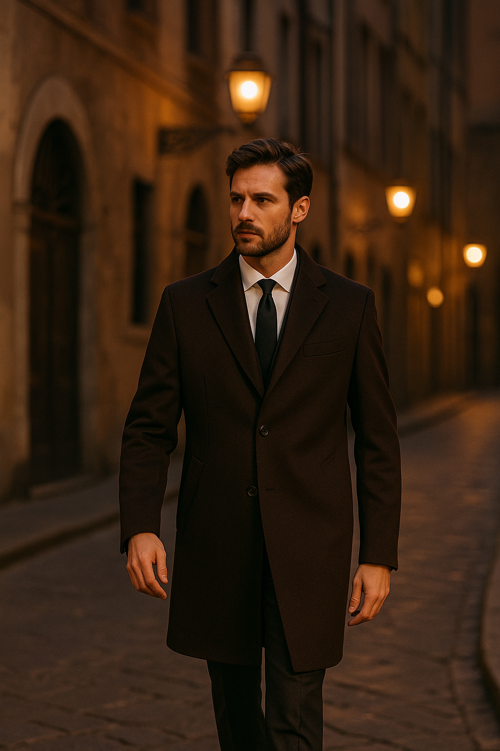 Loro Piana Brown Wool Men’s Overcoat – Luxury Italian Capolavoro Coat | Made in Italy
